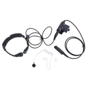 Air Tube Gardło Wibracyjne słuchawki mikrofonowe U94 PTT Adapter do UV9R UV5S - Zdjęcie 1 z 8