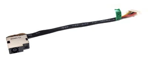 HP 799736-Y57 799736-S57 15-AC163NR 15-AC DC Power Jack Charging Port Cable - Picture 1 of 3