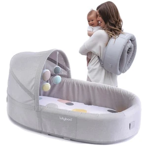 LulyBoo Snuggle Bubble Baby Lounge culla portatile nido da viaggio scatola aperta - Foto 1 di 5