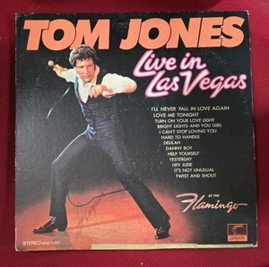 Tom Jones Live In Las Vegas Vinyl London Records Stereo PAS 71031 At Flamingo - Picture 1 of 3