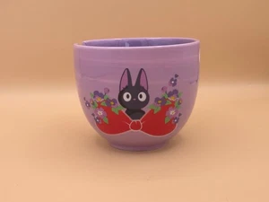 Studio Ghibli Kiki’s Delivery Service Ramen Bowl Ceramic Jiji Bow 1988 - Picture 1 of 6