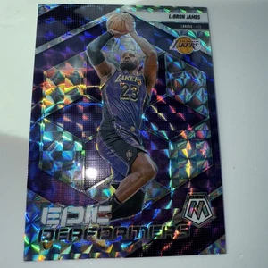 LEBRON JAMES 2024-25 Panini Mosaic EPIC PERFORMERS Purple Prizm # 2 LAKERS SP! - Picture 1 of 3