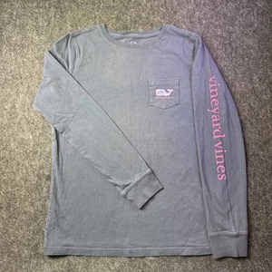 Vineyard Vines T-Shirt Small blau mit rosa Damen Langarm - Bild 1 von 12