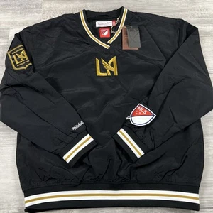 Pullover cortavientos Mitchell & Ness MLS Los Angeles FC mediano para hombre negro - Imagen 1 de 9