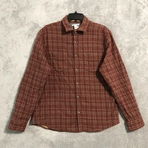 Carbon 2 Cobalt Effortlessly Cool Lined Flannel Button Up Shirt 133836 Mens M - Picture 1 of 14
