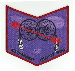 USA BOY SCOUTS OF AMERICA - BSA OA NISCHAMAWAT LODGE CHAPTER SCOUT FLAP PATCH - Picture 1 of 2