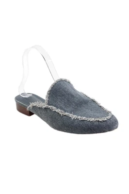 Mules sin cordones Joie para mujer punta redonda espalda abierta azul talla 38,5 8,5 Foto 1 de 4