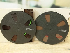 2x Tonband-Spule Revox Plastik  plastic Reel to Reel Tape 26,5 im Schuber, TOP! - Bild 1 von 1
