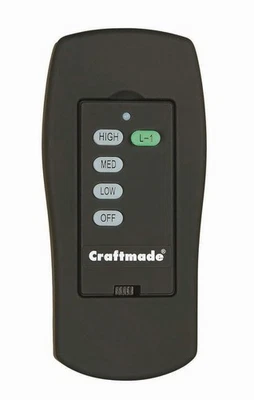 Craftmade UCI-REMOTE Black Uci Ceiling Fan Remote Control - Image 1 of 2