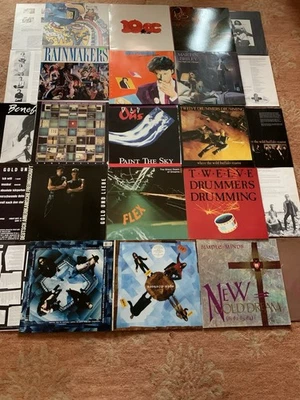 10cc / Pets / Briley / Fischer-Z / Spin Doctors / DAF / Simple Minds etc. 14 LPs - Bild 1 von 4