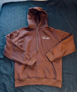 Primitive Skateboarding Size L Hoodie Brown Pullover Pink Logo - Picture 1 of 2