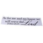 Joshua 24:15 Quote Wall Sticker Bible Verses Lord Decal Removable DIY Room .t2