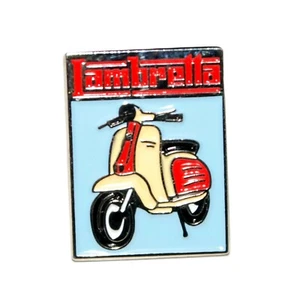 Lambretta Scooter Metal Enamel Lapel Pin Badge Brooch S2u - Picture 1 of 2