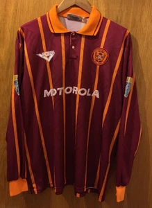 Motherwell FC 1994-1996 Match Worn Away Shirt. Number 6. Pony. Football. SFL. - Picture 1 of 2
