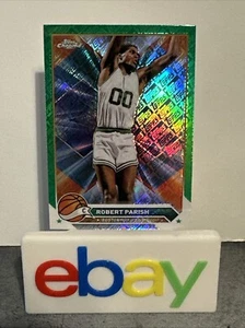 2023-24 Topps Chrome Basketball Robert Parish #161 Green Refractor - Bild 1 von 3
