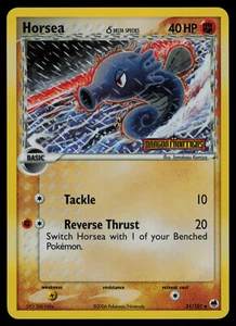 Horsea - 31/101 - Pokemon Card Ex Dragon Frontiers Reverse Holo Uncommon - LP - Picture 1 of 2