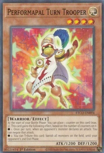 YUGIOH CARD 1 X PERFORMAPAL TURN TROOPER ETCO-EN094 1ST EDITION - Picture 1 of 1