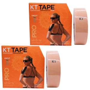 KT Tape PRO Kinesiology Tape 125' Uncut, Stealth Beige (Pack of 2) - Picture 1 of 7