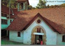 The Church of Trooditissa, Cyprus : Vintage Postcard..