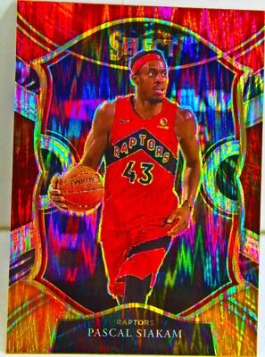 Pascal Siakam 2020-21 Select Red White Orange Flash Prizm Card #46 Concourse NBA - Image 1 of 4