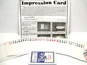 Impression Card Magic Trick - Close-Up, Street, Audience Pleaser, Facile da fare - Foto 1 di 5