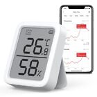 SwitchBot Thermometer Hygrometer, Bluetooth Indoor Humidity Meter for Home