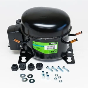Secop TL4G R134a Hermetic Refrigeration Compressor 306 BTU LBP 1369 BTU HBP 115V - Picture 1 of 9