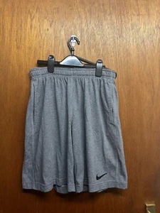Nike Mens Size Small Grey Dri-Fit Sports Shorts Activewear Gym Bottoms - Picture 1 of 5
