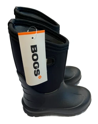 Botas impermeables BOGS para niños neoclásicas al aire libre negras lisas - talla para niños Foto 1 de 4