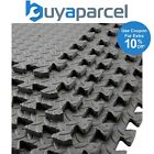 12 x Interlocking EVA Foam Floor Tiles EVA Grey Shock Absorbing Garage Shed Gym 