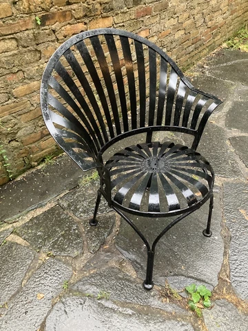 francois carre fan back garden chair Cover
