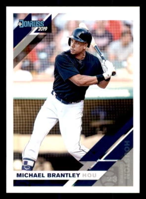 2019 Donruss #63 Michael Brantley Houston Astros - Image 1 of 2