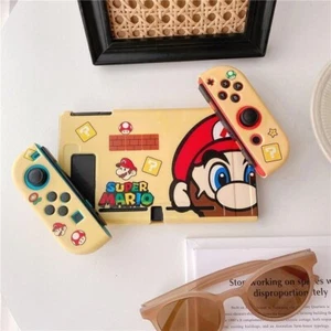 Cartoon Mario for Nintendo Switch Split Console NS Silicone Protective Case - Picture 1 of 5