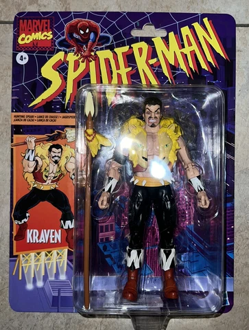 Marvel Legends Retro Series KRAVEN The Hunter Spider-Man 6-inch Figure Cover