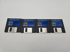 1991 Star Trek 25th Anniversary PC Game Interplay 3.5" Floppy Disks - Picture 1 of 1