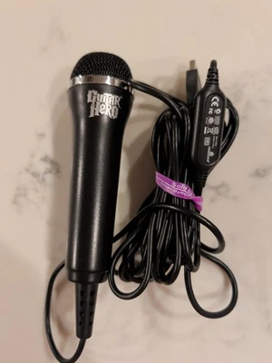 Guitar Hero Rock Band Logitech Micrófono USB E-UR20 para Xbox/PS3/Wii Foto 1 de 2