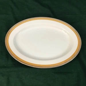 Fitz & Floyd “Platine d’Or” Oval Serving Platter 14.5” x 10.5” - Picture 1 of 6
