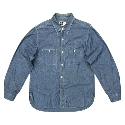Engineered Garments Chambray Shirt USA Made Old Tag L Blue Cotton F/S - Image 1 of 4