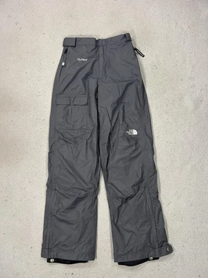 Pantalones North Face HyVent Para Hombres Pequeños Grises Impermeables Nieve Esquí Carga Nylon Exterior Foto 1 de 4