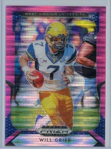 2019 Panini Prizm Draft Picks 104 Will Grier RC Pink Pulsar - Picture 1 of 2