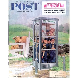 Saturday Evening Post Magazine AUG 26 1961 Prisons Are Failure Western Thought - Bild 1 von 13
