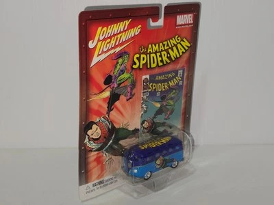 Autobús Volkswagen Samba Johnny Lightning The Amazing Spiderman azul '64 Foto 1 de 3