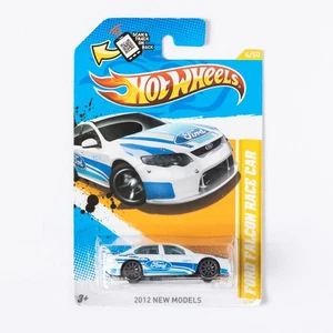 Ford Falcon Race Car White 2012 FPV FG Hot Wheels 1:64 Model Sealed Brand New - Picture 1 of 16