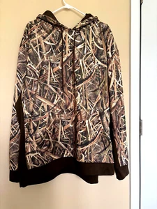 Mossy Oak Blade Camo Extra Large Hoodie 3 XL  54 Inch Chest 31 Inch Length - Picture 1 of 5