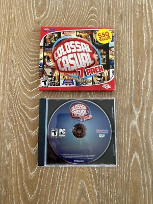 Collosal Casual Dvd 7 Games ValuSoft Cosmi Puzzle Adventures, Hidden Objects - Image 1 of 4