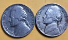 💰1939 P & S Jefferson Nickel - 2 Coins Set - GOOD / VG - FREE SHIPPING