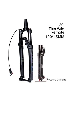 Garfo de suspensão dianteira para mountain bike Bolany eixo transversal 110*15mm - Imagem 1 de 4