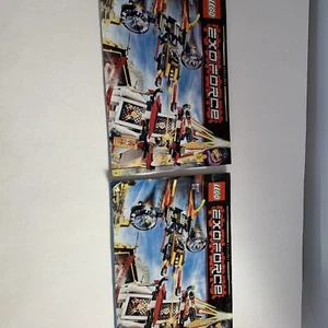 Lego Exo-Force Anleitungshefte nur 8107 Buch 1 und 2 gute Form - Bild 1 von 9
