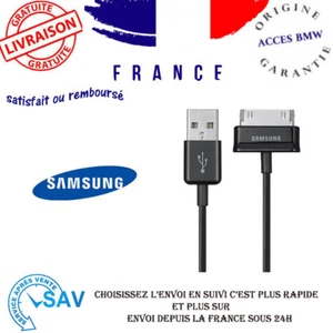 Cable USB DATA Charge Original SAMSUNG ECC1DP0UBE GT-P5100 Galaxy Tab 2 10.1 - Photo 1 sur 1