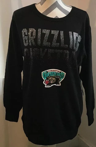 Vancouver Grizzlies NBA Womens Small G-III 4her Carl Banks Sweatshirt NWT Cover